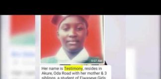 Exclusive: Missing Testimony’s mother admits being harsh, begs her to return home