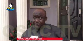 Ondo Covid-19 Curfew: Stakeholders laud Governor Akeredolu’s order. 19561649da3ca97f33085ae4ab51fb24