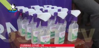 Containing Covid-19: Corps member donates salary to ODSG Containing-Covid-19-Corps-member-donates-salary-to-ODSG