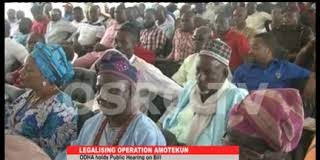 ODHA HOLDS PUBLIC HEARING ON AMOTEKUN BILL ODHA-HOLDS-PUBLIC-HEARING-ON-AMOTEKUN-BILL