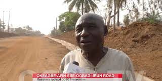Oke Agbe Road: Residents Applaud ODSG Intervention Oke-Agbe-Road-Residents-Applaud-ODSG-Intervention
