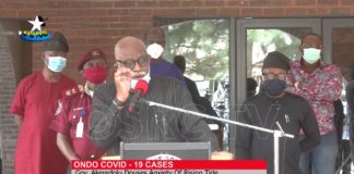 Ondo Covid-19 cases : Gov Akeredolu douses anxiety of rising tide Ondo-Covid-19-cases-Gov-Akeredolu-douses-anxiety-of-rising-tide