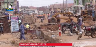 Ondo Road Projects: Contractors speed up work despite COVID-19