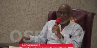 Our plans on E-Tax Clearance- Akeredolu Our-plans-on-E-Tax-Clearance-Akeredolu