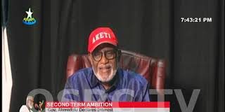 Second Term Ambition: Gov. Akeredolu Declares Interest Second-Term-Ambition-Gov.-Akeredolu-Declares-Interest