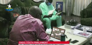 Akeredolu holds historic virtual inauguration for 2nd Ondo Youth Parliament