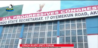 Crack in APC unity forum: Factional chairman Otetubi returns to Adetimehin’s fold