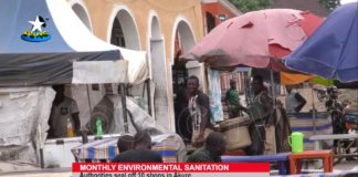 Authorities seal off 10 shops in Akure for non-compliance with monthly environmental sanitation