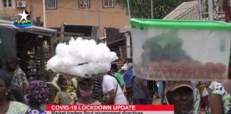 COVID-19 Lockdown Update: Market Traders Flout Government Directives
