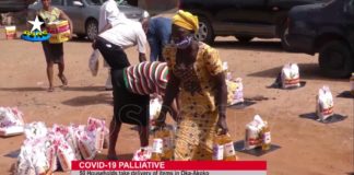 COVID-19 Palliative: 50 Households take delivery of items in Oka-Akoko