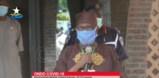 Ondo COVID-19: Government traces 113 contacts