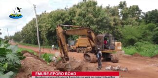 Residents applaud Governor Akeredolu over Emure-Eporo road rehabilitation