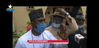 Ondo Assembly directs service of Impeachment Notice on Deputy Governor