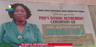 Ondo SUBEB permanent Secretary, Olufunmilayo Oni bows out of service