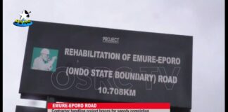 Emure-Eporo road: Contractor braces for speedy completion