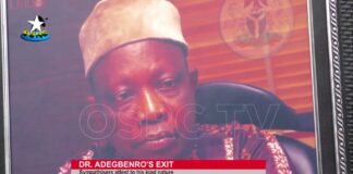 Sympathisers throng late Adegbenro’s residence, eulogise him as remarkable philanthropist