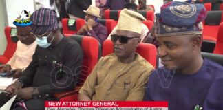 CABINET REJIG: Gov Akeredolu Swears-in New Attorney General