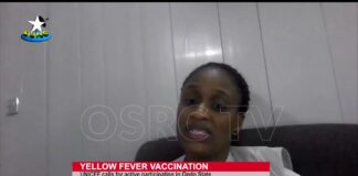 Why we are supporting yellow fever vaccination in Ondo state-UNICEF