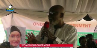 FG disburses cash grant to Ondo rural women