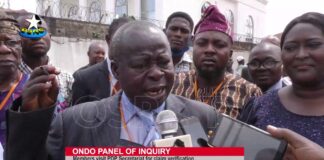 #EndSars: Ondo Judicial Panel visits PDP secretariat