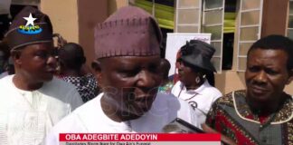 Ikare agog for Owa Ale Adegbite Adedoyin’s funeral as children pledge vicarage for African Church