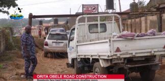 Orita Obele residents laud ODSG, seek quick completion of Road Block, Adebayo Avenue road projects