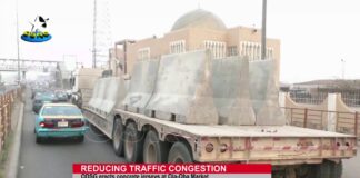 Akure Traffic congestion: Ondo Govt erects concrete jersey barriers at Oja Oba road median