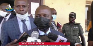 Ondo Tribunal fixes date for adoption of final written addresses