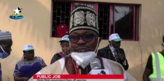 Special Public Work:18,000 people in Ondo benefit from Initiative