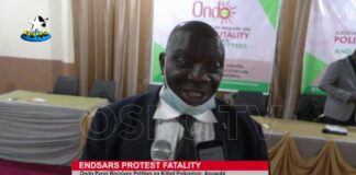 Wife of Slain Policeman during EndSars Violence seeks Justice at Ondo Judicial Panel