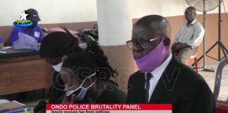 Ondo Judicial panel on Police Brutality receives two fresh petitions