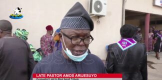 FUTA Deputy Registrar, Pastor Amos Arijesuyo laid to rest in Akure amid tributes