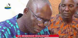 APC membership revalidation: Kunle Adebayo mobilises party stalwarts, members for exercise