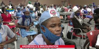 Akeredolu’s inauguration: Schools Debate winners smile home with prizes