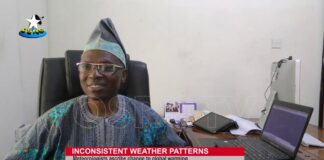 Meteorologists ascribe inconsistent weather patterns to global warming