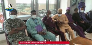 Securing Ondo State:Federal Lawmakers commend gov Akeredolu’s initiatives