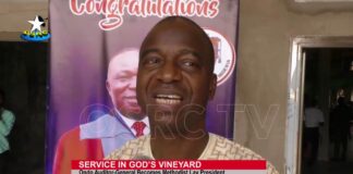 Ondo Auditor-General, Sunday Adegoke becomes Methodist Lay President