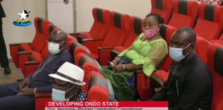 Akeredolu hosts Arogbo Ibe leaders, pledges commitment to development of Ondo