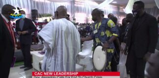Akeredolu urges new CAC President to unite church
