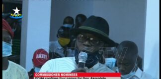 Commissioner Nominees: Ondo Assembly confirms four names for Gov. Akeredolu