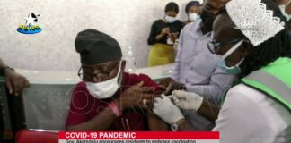 Covid-19 Pandemic: Gov. Akeredolu Encourages Residents to embrace Vaccination