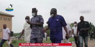 Infrastructural development in Rufus Giwa Polytechnic Owo delights concerned citizens