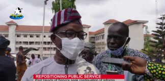 Ondo past Heads of Service task new HoS on continuation of reforms