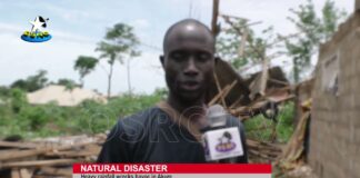 Heavy rainfall wrecks havoc in Akure as 15 year old Escapes death