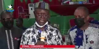 PDP Zonal Congress: Arapaja Emerges Southwest Chairman.