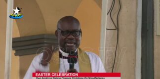 Anglican Bishop tasks Christians on steadfastness at Easter