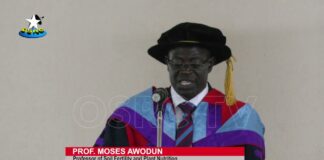 129 inaugural lecture : FUTA don recommends organic waste for planting.