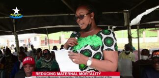 Governor Akeredolu inaugurates general hospital at Ifon.