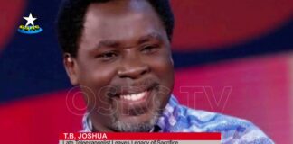 OSRC chronicles life and times of Late Prophet T.B. Joshua
