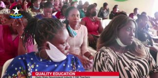 Ondo government inducts 1,200 primary school teachers